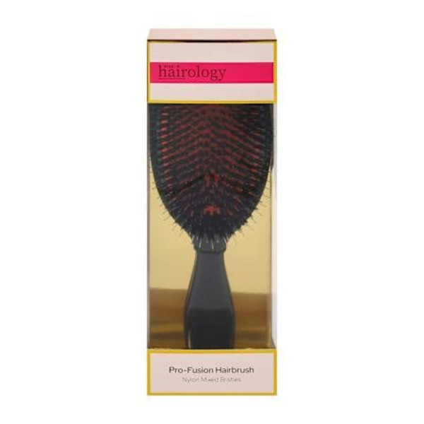 hairology Pro-Fusion Hairbrush with Nylon Mixed Bristles