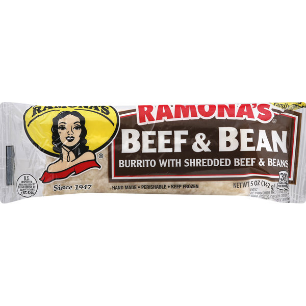 Ramona's Burrito, Beef & Bean
