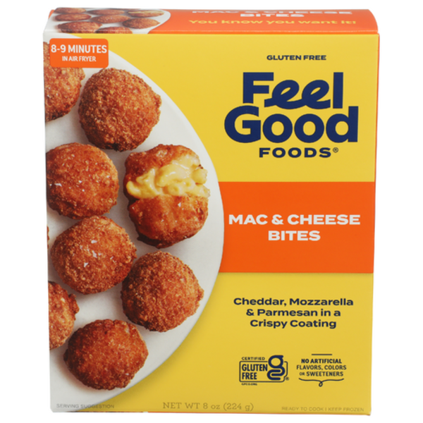Feel Good Foods Three Cheese Mac & Cheese Bites Same-Day Delivery