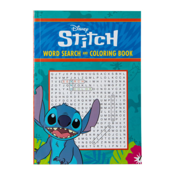 Disney Coloring Books Stitch Word Search & Coloring Book
