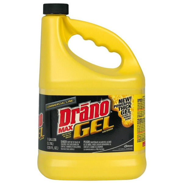 Drano- Max Gel Clog Remover, 128 oz, 4 Pk