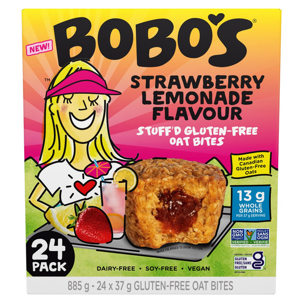 Bobo's Strawberry Lemonade Stuff'd Oat Bites
