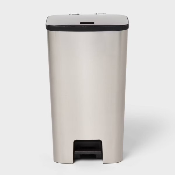Brightroom Plastic Step Trash Can