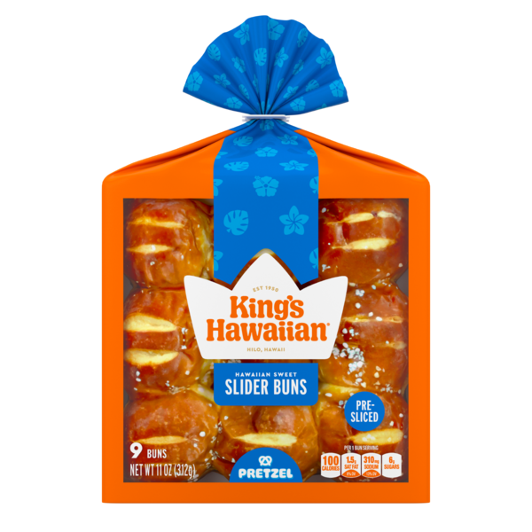King's Hawaiian Original Hawaiian Sweet Pre-Sliced Slider Buns