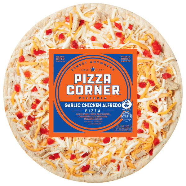 Pizza Corner Pizza, Garlic Chicken Alfredo Same-Day Delivery or