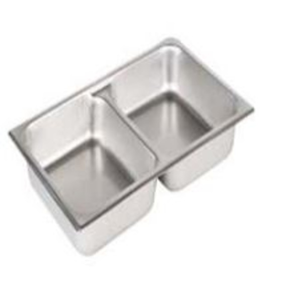 Adcraft DIV-200F Divided Food Pan