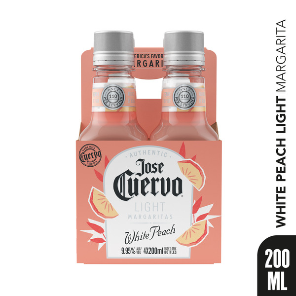 Jose Cuervo Authentic Margarita White Peach Light Cocktail Same