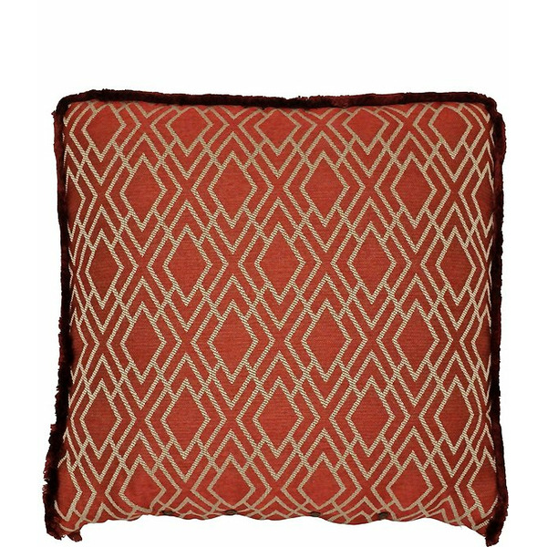 Rose Tree Harrogate Fringed Geometric Reversible Euro Sham