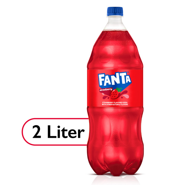 Fanta Strawberry Soda Bottle