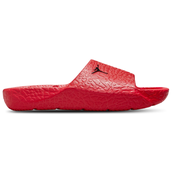 Jordan Men's Franchise Shower Slides, Size 11 - Black/Fire Red