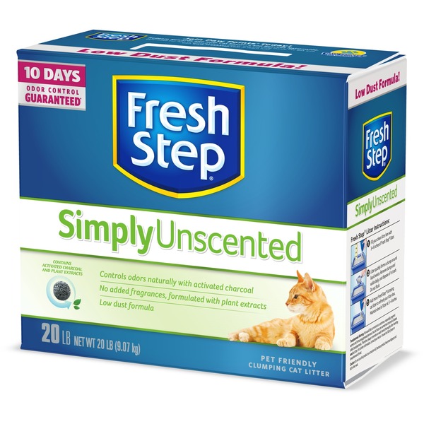 Fresh Step Scoopable Cat Litter MultiCat Unscented (20 lb) Instacart