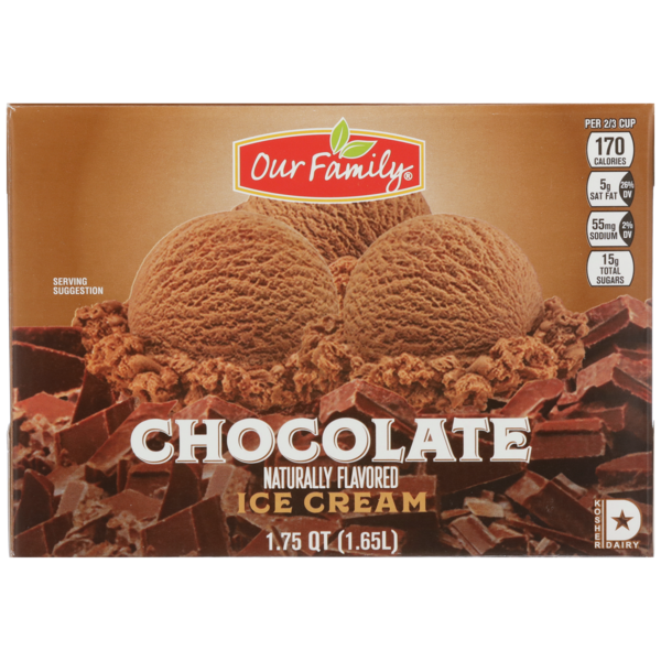 Our Family Chocolate Ice Cream (1.75 qt) Instacart