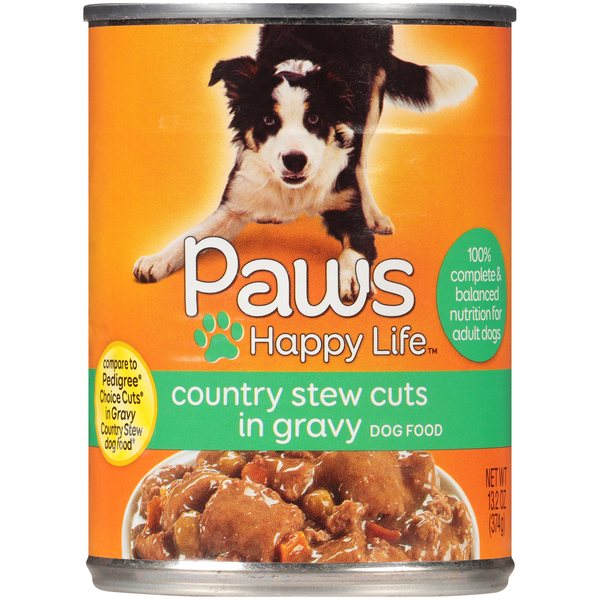 Paws Happy Life Country Stew Cuts In Gravy Dog Food (13.2 oz) Instacart
