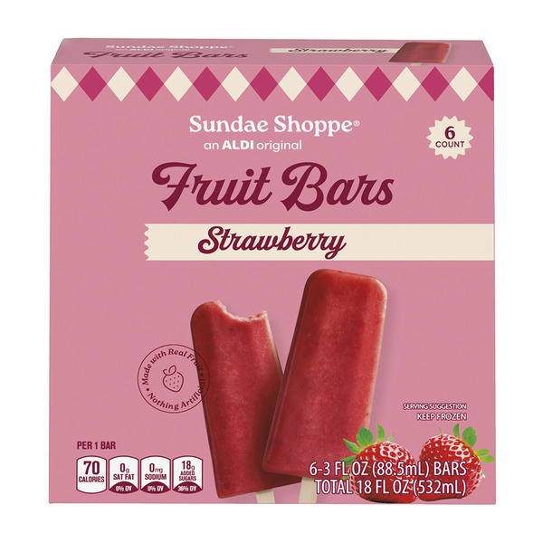 Sundae Shoppe Strawberry Fruit Bars