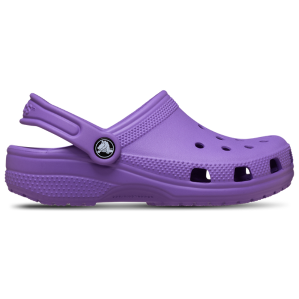 Crocs Boys' Classic Clogs, Size 5 - Purple/Purple