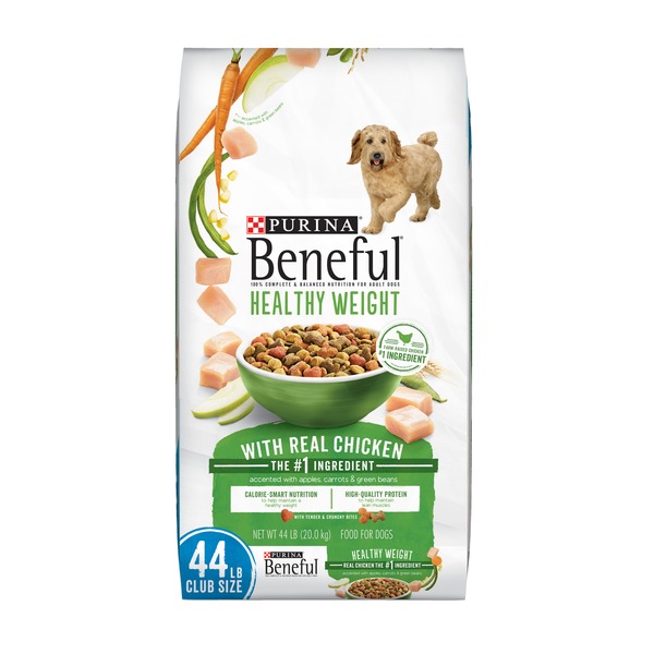 Purina Beneful Healthy Weight Dry Dog Food Healthy Weight With Real Chicken 44 Lb Instacart
