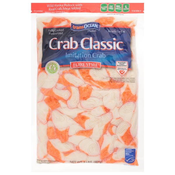 Trans-Ocean Imitation Crab, Flake Style Same-Day Delivery | Sam's Club