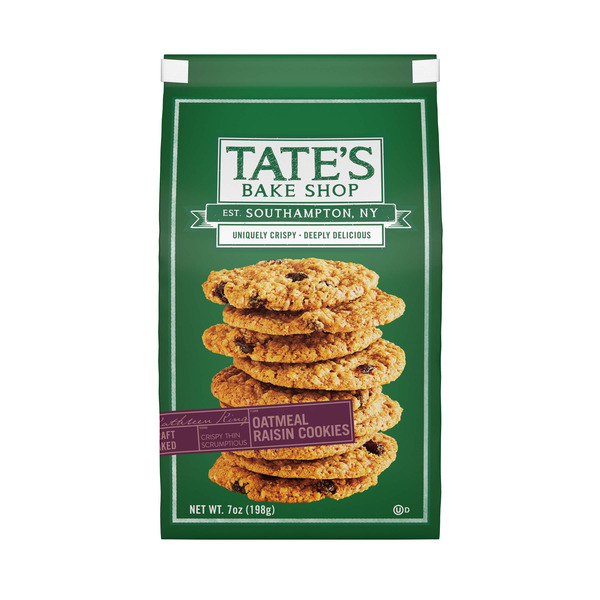 TATE'S Oatmeal Raisin Cookies 7 oz