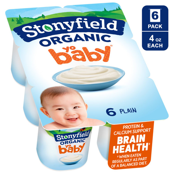 Plain Yogurt For Babies Whole Milk Baby Yogurt Stonyfield Organic