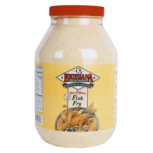 Louisiana Fish Fry - Seasoned Fish Fry with Lemon - gallon