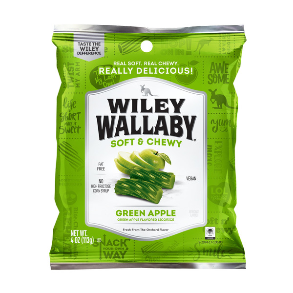 Wiley Wallaby Green Apple Licorice Same-Day Delivery | Dollar Tree