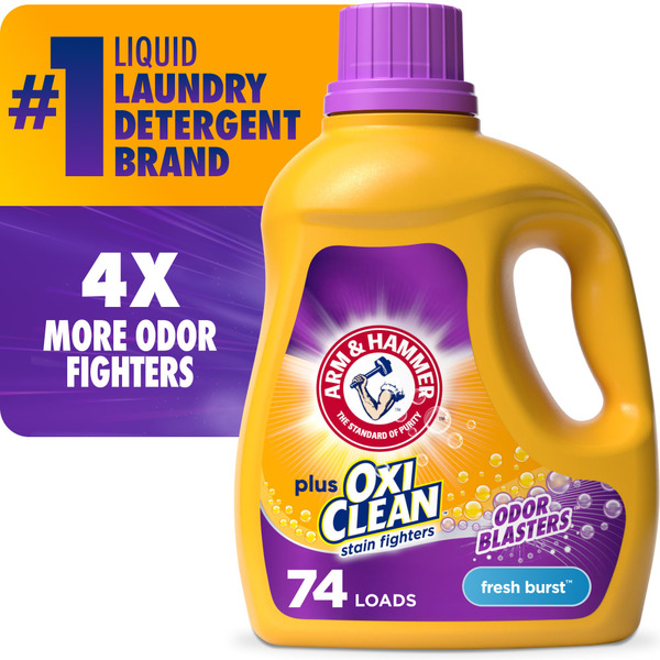 Arm & Hammer Plus Oxiclean With Odor Blasters Liquid Laundry