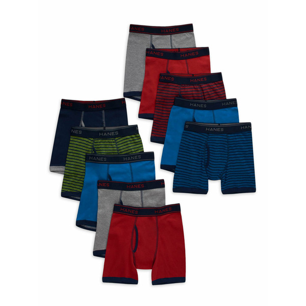 Walmart Hanes Boys' Underwear Tagless ComfortFlex Waistband Boxer