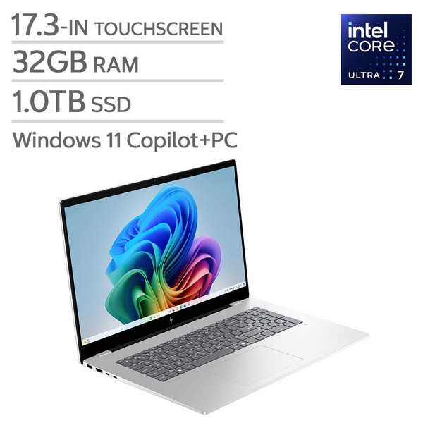 HP Intel Core Ultra 7 258V 32 GB RAM 1 TB Omnibook 7 Copilot+ PC Touchscreen Laptop