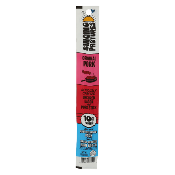 Singing Pastures Uncured Bacon Pork Jerky Stick