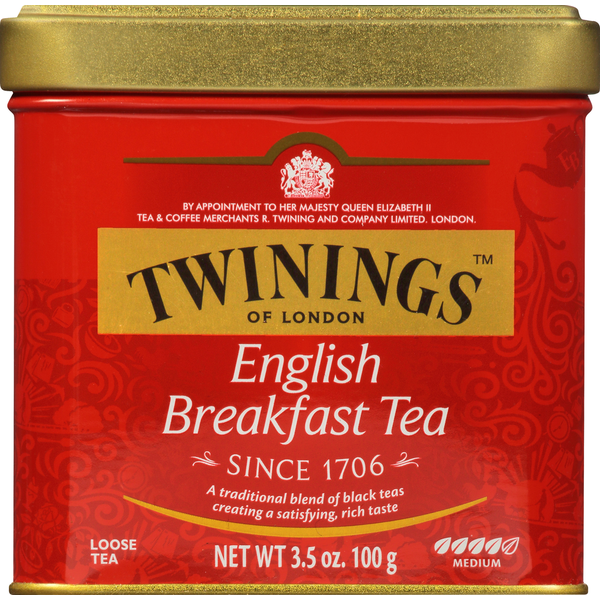 Twinings Black Tea, English Breakfast, Medium, Loose Same-Day