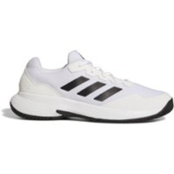adidas Men's Gamecourt 2 Tennis Shoes - White & Black