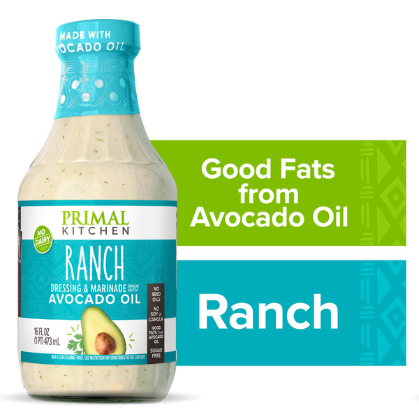 primal kitchen ranch dressing Dressing, Caesar Dressing, and Green Goddess & Marinade, Made with Avocado Oil, 8 Fluid Ounces, Variety Pack of 3 : Grocery & Gourmet Food gluten free Primal Kitchen Ranch Dressing Same-Day