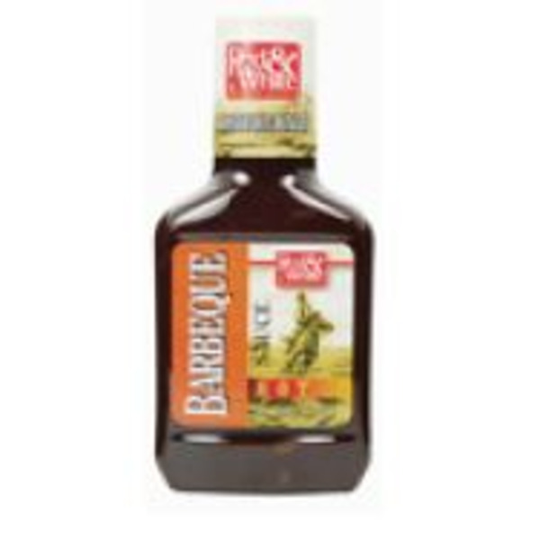 Red & white - BBQ Hot Sauce - 12-18 Oz
