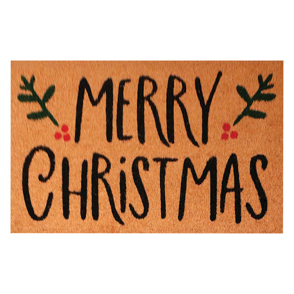 ALDI Merry Moments Truck Holiday Coir Mat 24" x 36" SameDay Delivery