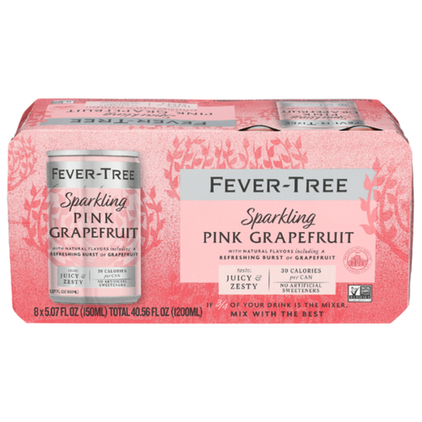 Fever Tree Pink Grapefruit Sparkling Mixer 8 Pack