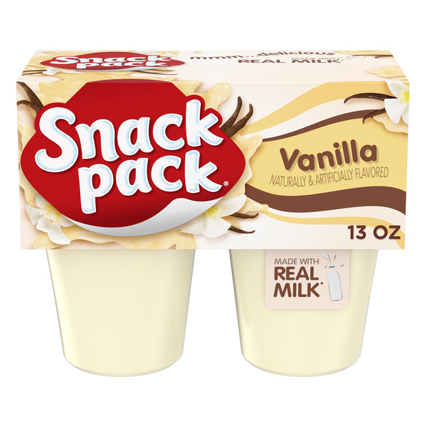 Snack Pack Vanilla Flavored Pudding