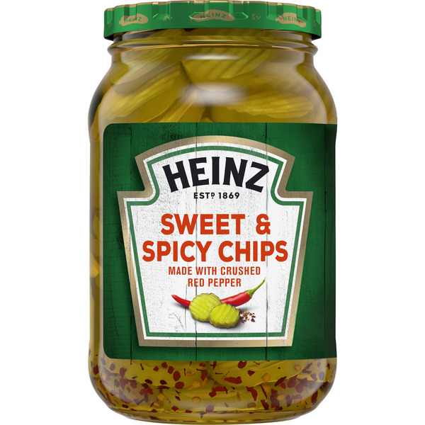 Heinz Sweet & Spicy Pickle Chips with Crushed Red Pepper Same-Day