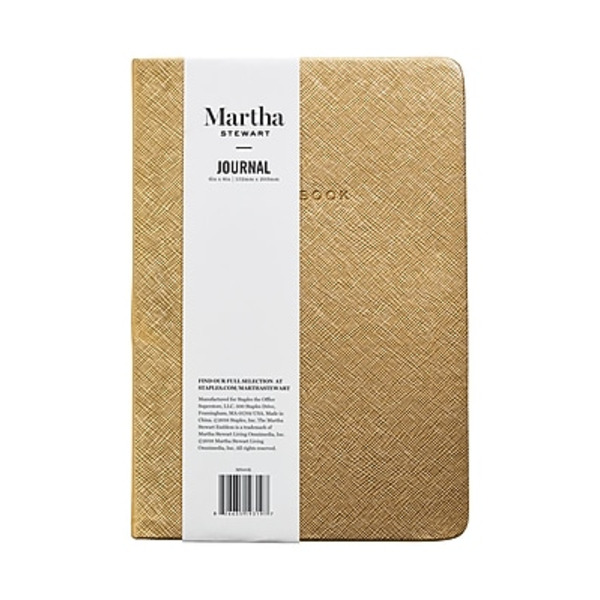 Martha Stewart MS101K Gold Journal