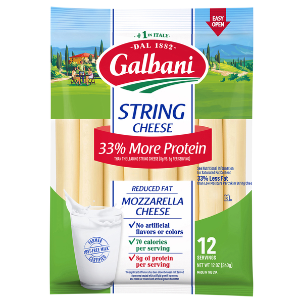 Galbani Reduced Fat Mozzarella String Cheese