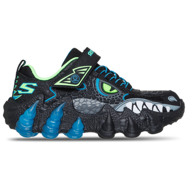 Skechers Boys' Skech-O-Saurus Light 2 Preschool Shoe, Size 2.5 - Black/Blue