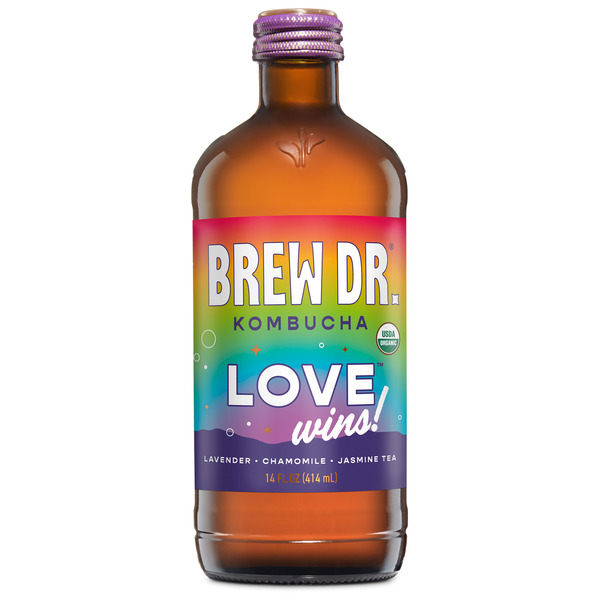 Brew Dr. Kombucha Organic Love, w/ Lavender, Jasmine, & Chamomile