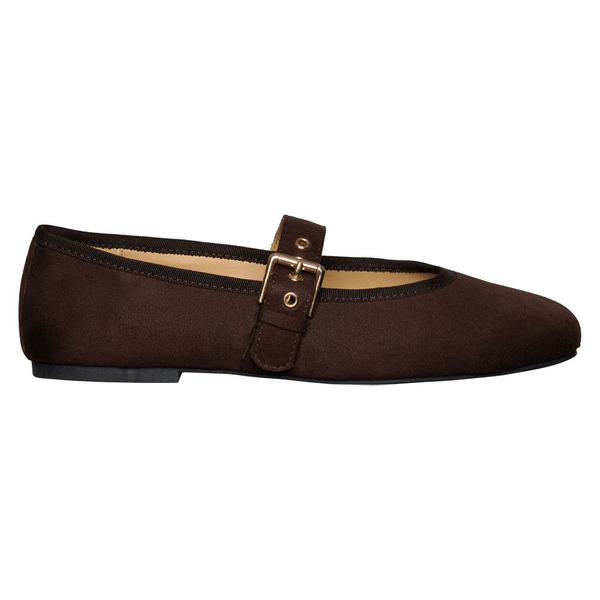 Serra Ladies Brown Mary Jane Flats - Size 8 Same-Day Delivery or