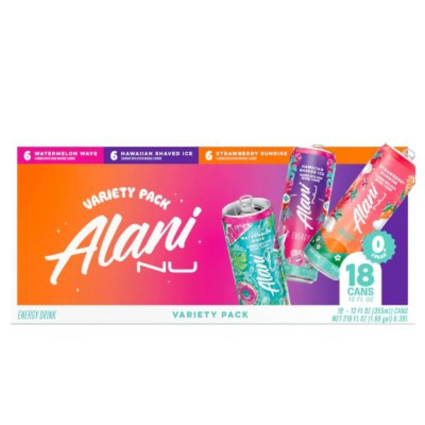 Alani Nu Summer Energy Drink Variety Pack Same-Day Delivery