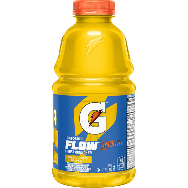 Gatorade Thirst Quencher, Pineapple Mango, Smooth Finish (32 oz
