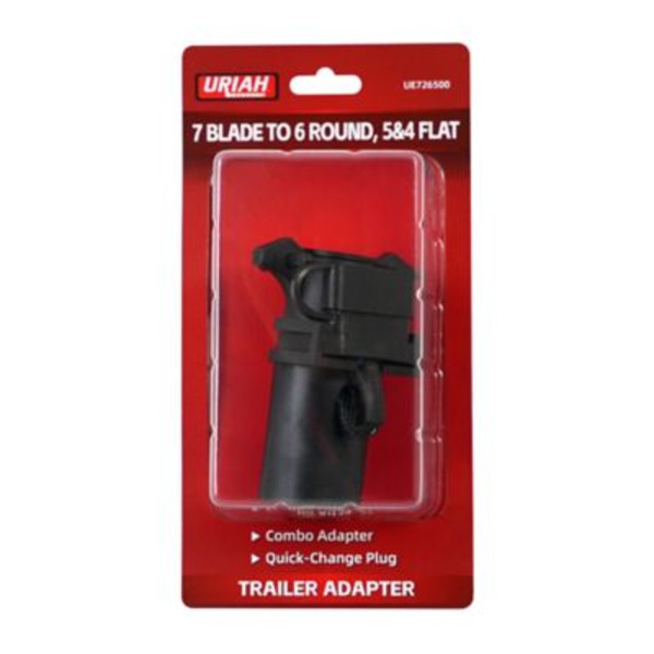 Uriah Products 7-Blade RV to 6-Round, 5 and 4-Flat Combo Adapter