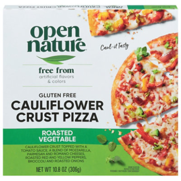 Open Nature Cauliflower Crust Vegetable Pizza