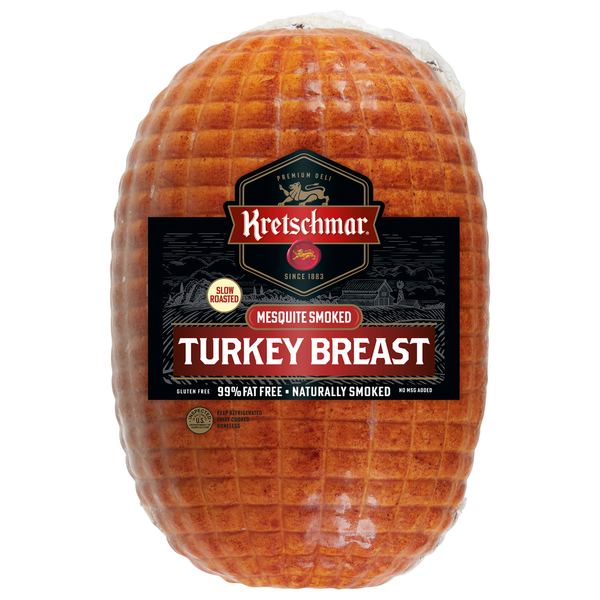 Kretschmar Turkey Breast, Mesquite Smoked, Slow Roasted