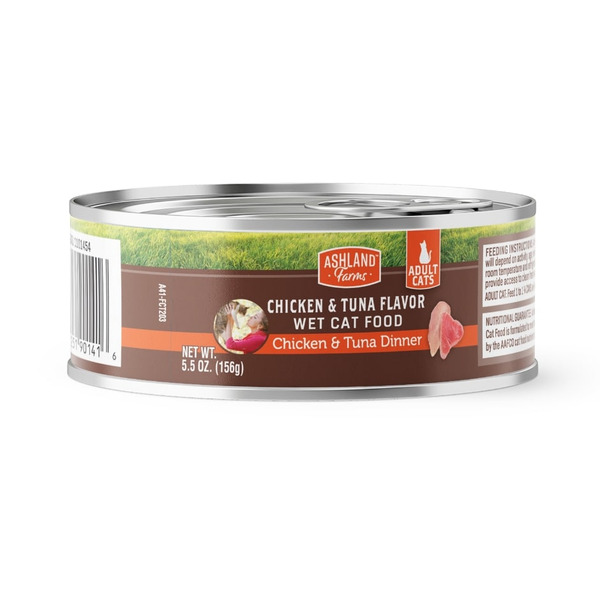 Ashland Farms Chicken & Tuna Dinner Wet Adult Cat Food Same-Day