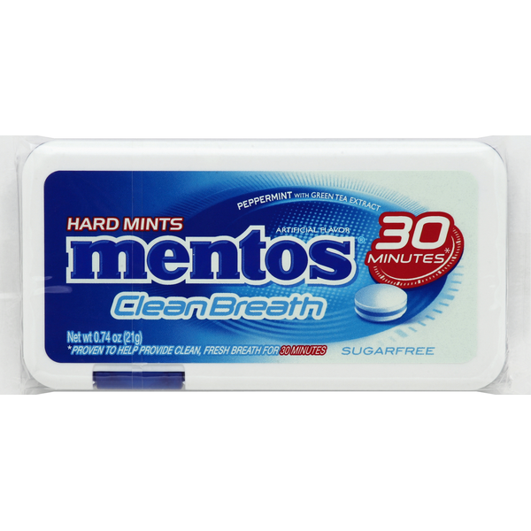 Mentos Hard Mints, Sugarfree, Peppermint Same-Day Delivery