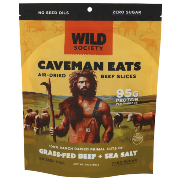 Wild Society Nutrition Primals + Sea Salt Air Dried Beef Slices
